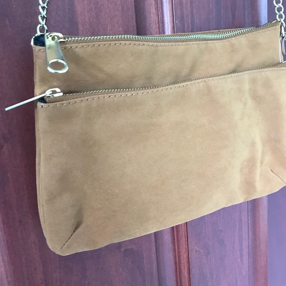 Tan suede purse - Picture 2 of 3
